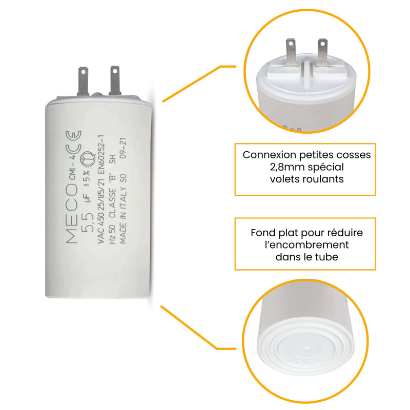Condensateur Volet Roulant 5,5 uF (μF) pour Moteur SOMFY — free download