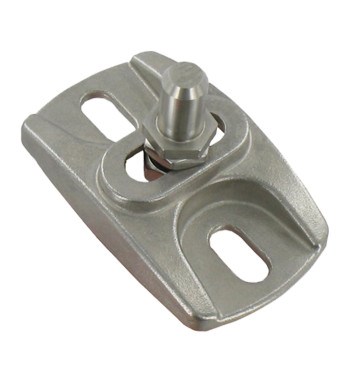 Fabriquée en acier galvanisé, la crapaudine portail résiste parfaitement aux intempéries et à l’usure du temps.