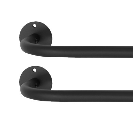 La tringle coudée rideau est idéale pour habiller les fenêtres situées dans un angle ou un renfoncement.