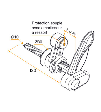 Grâce à son système fiable, l’arrêt volet battant empêche toute fermeture intempestive, même en cas de vent fort.
