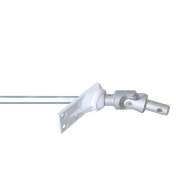Sortie de caisson, 6p8, Longueur 300 mm, 50°, Gris, Geiger