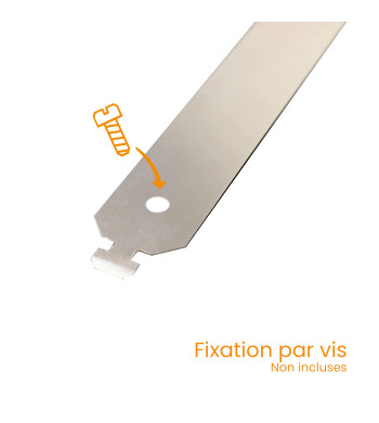 4 Attaches de Tablier, Fixation par Crochet