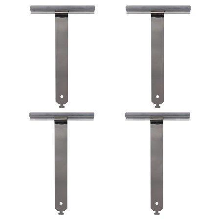 4 Attaches de Tablier, Fixation par Crochet