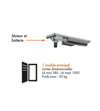 Moteur, 1 Vantail, pour Volet Battant, Bubendorff