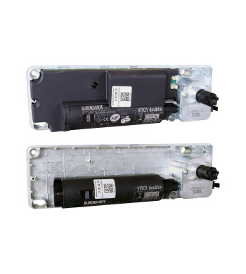 Le moteur volet battant offre une ouverture fluide et silencieuse, idéale pour moderniser les installations existantes.