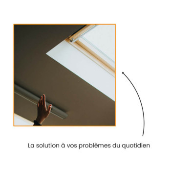 Bâton de Tirage, L.950 ou 1450 mm, Blanc, Pour Volet Roulant
