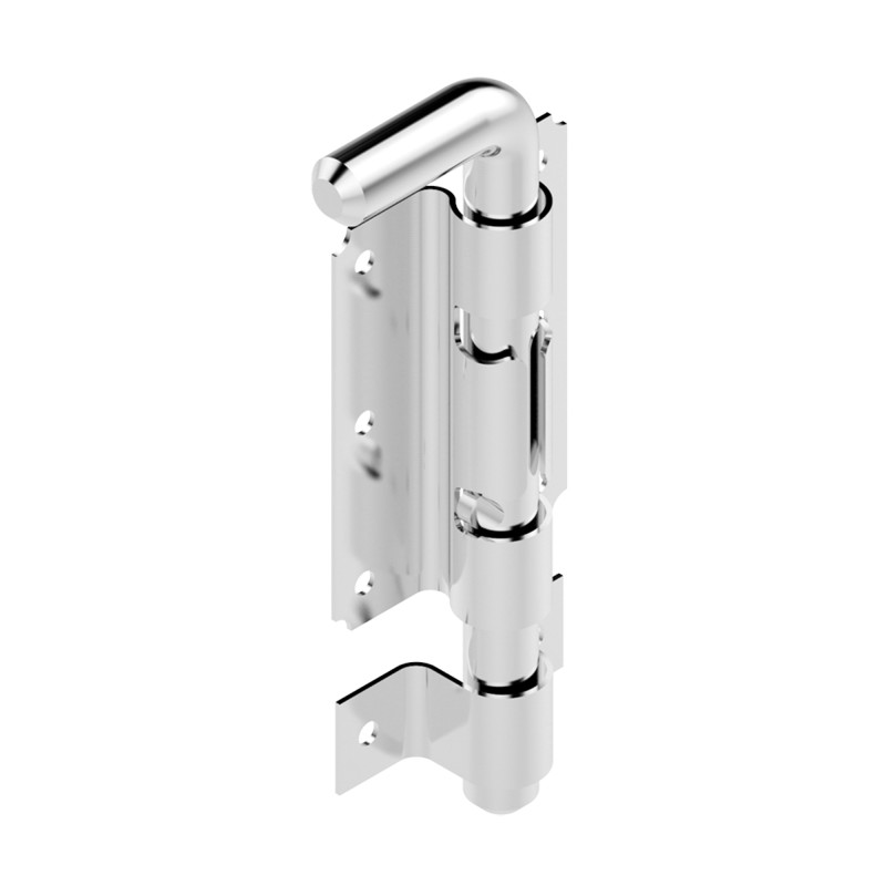 Verrou Pistolet, Inox, Gâche, L.165 mm, pour Portail et Portillon