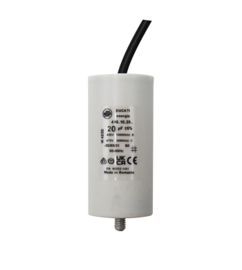 Condensateur à câble 20uF universel - Condensateur permanent pour appareils électriques