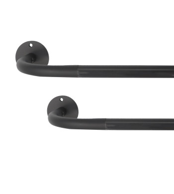 Pour un agencement sur mesure, choisissez une tringle coudée rideau ou une tringle incurvée adaptée à vos contraintes d’espace.