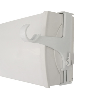 Ce support tringle rideau caisson volet roulant Gifi associe facilité d’installation et solidité.