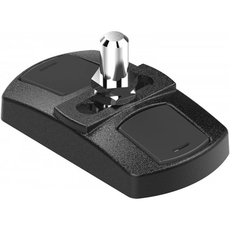 Crapaudine pour Portail Battant noir