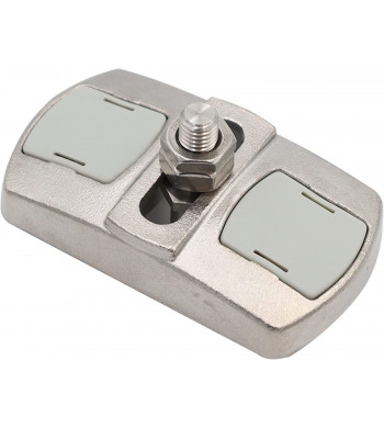 Crapaudine pour Portail Battant grise