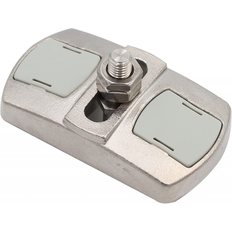 Crapaudine pour Portail Battant grise