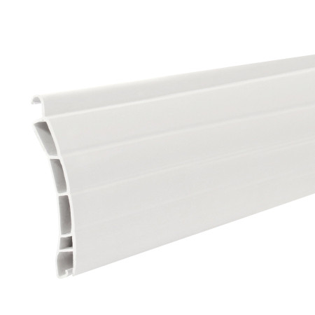 Lame de Volet Roulant, PVC, Blanc, Ajourée, L.1,5m, H.36 mm