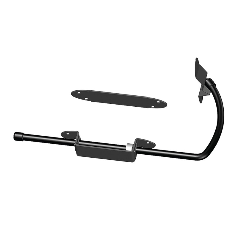 Poignée et Arrêt, Bloc Boy, Noir, Aluminium, pour Volet Battant