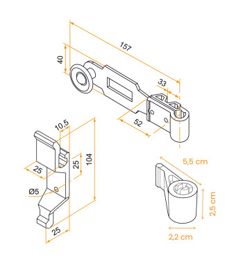 L’espagnolette volet Brico Dépôt offre un excellent rapport qualité-prix pour rénover vos volets.