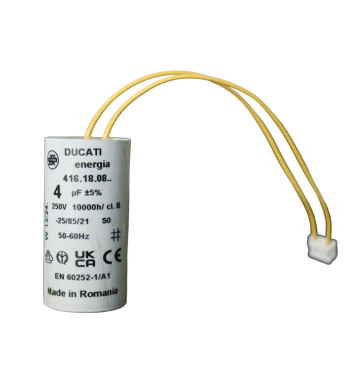 2 Condensateur, 4 uF, à Connecteurs, pour Moteur Volet Roulant Bubendorff