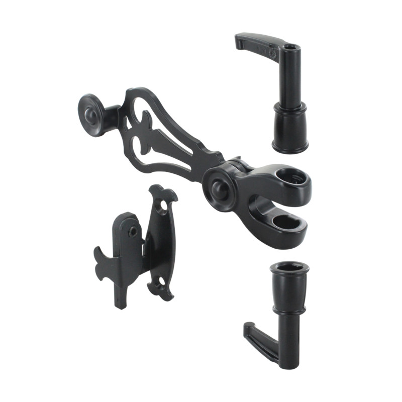 Espagnolette, Aluminium, Noir, pour Volet Battant Espagnolette, Aluminium, Noir, pour Volet Battant