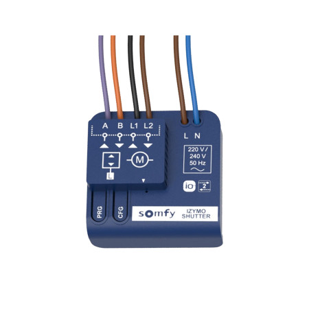 Micro Récepteur, Izymo, io Somfy, pour Volet Roulant, Transformer un Moteur Filaire en Radio