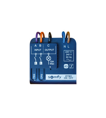 Micro Récepteur, Izymo, io Somfy, pour Volet Roulant, Transformer un Moteur Filaire en Radio