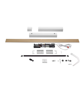 Moteur Yslo Flex io, 1 Vantail, pour Volet Battant, Somfy, Yslo Flex io 1V Blanc