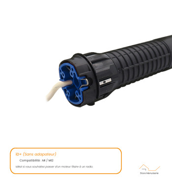 Moteur, 25 Nm, Radio, Universel Bubendorff, avec Emetteur et Adaptateur
