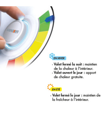 Moteur solaire, 1 Vantail, pour Volet Battant, Bubendorff, Kit Complet