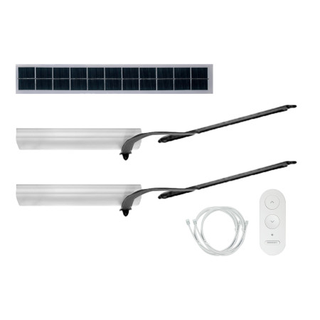 Moteur solaire, 1 Vantail, pour Volet Battant, Bubendorff, Kit Complet