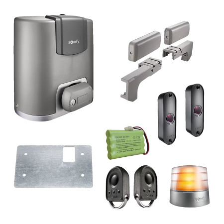Moteur Elixo 3S M, pour Portail Coulissant, Somfy, Elixo 3S M io - Pack confort