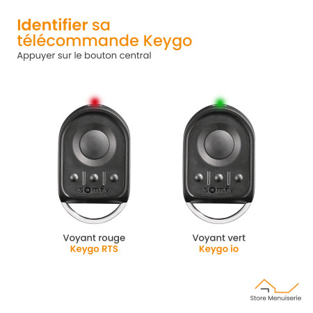Keygo Télécommande, Keygo, 4 canaux, RTS Somfy, Télécommande Keygo RTS