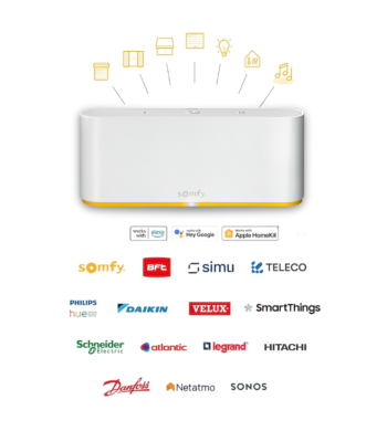 Lot de 2 Motorisation Radio io, Volets Roulants RMS 2600, avec TaHoma Switch Somfy