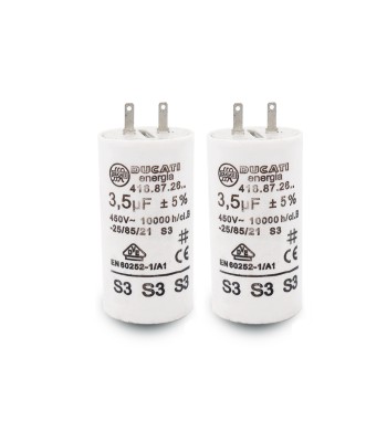 Condensateur | 3,5 | Cosses | Lot de 2