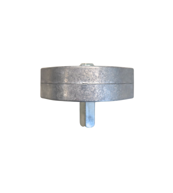 Treuil 1/4, Sans Fin de Course, 6p7, Carré 8, mâle, L.125 mm, Tige 20 mm, Geiger, compatible volet roulant Bubendorff