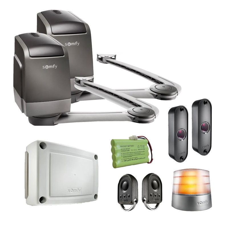 Moteur Axovia 3S io, pour Portail Battant, Somfy, Axovia 3S io - Pack confort