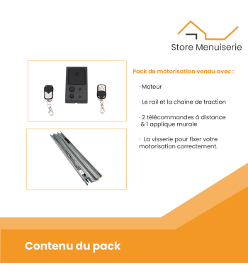 Contenu du pack de motorisation