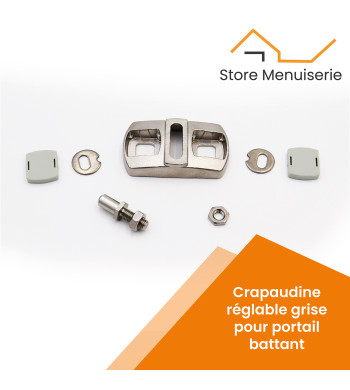 Crapaudine pour Portail Battant avec soutien pour ouverture et fermeture