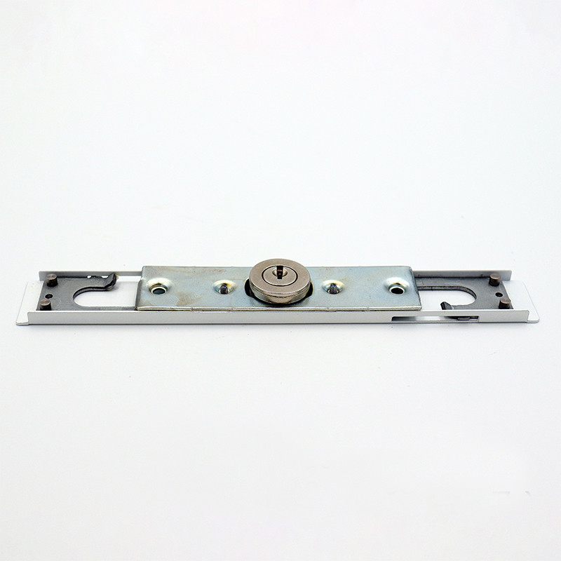 Serrure à cylindre rond 2 pivots Haute sécurité 7 à 9 mm acier blanc