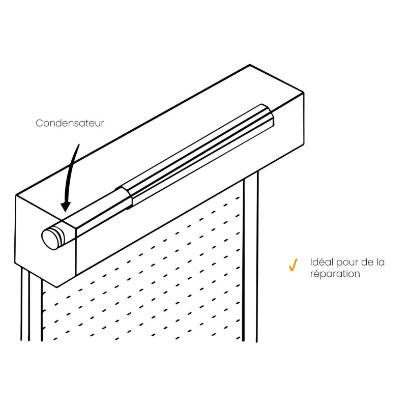 condensateur volet roulant