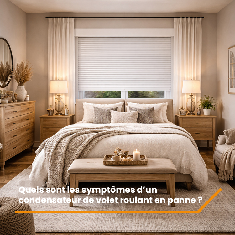 Quels sont les symptômes d’un condensateur de volet roulant en panne ?