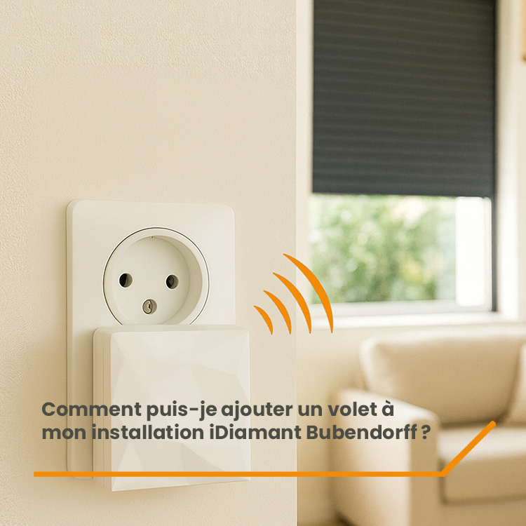 Comment puis-je ajouter un volet à mon installation iDiamant Bubendorff ?