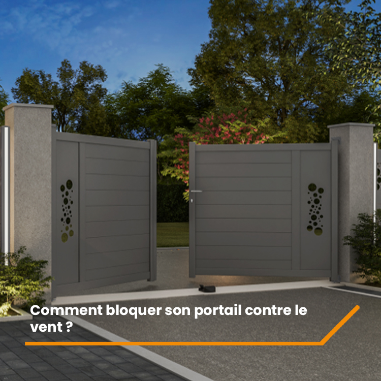 Comment bloquer son portail contre le vent ?