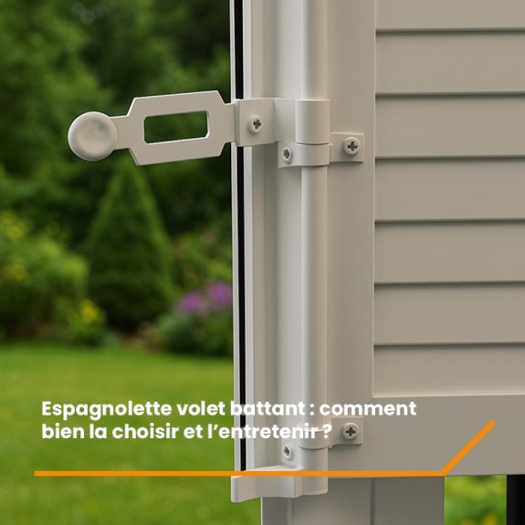 Espagnolette volet battant : comment bien la choisir et l’entretenir ?