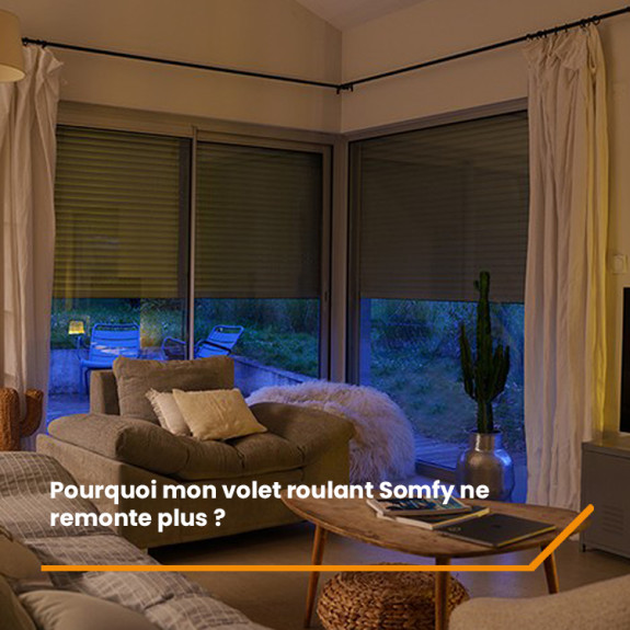 Pourquoi mon volet roulant Somfy ne remonte plus ?
