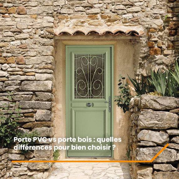 Porte PVC vs porte bois : quelles différences pour bien choisir ?